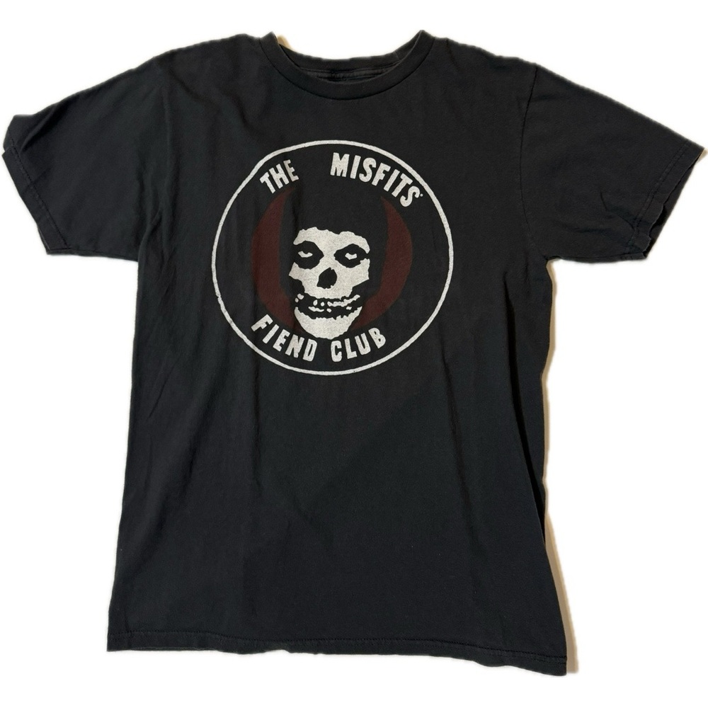 The Misfits Fiend Club Black Graphic Short Sleeve Size M